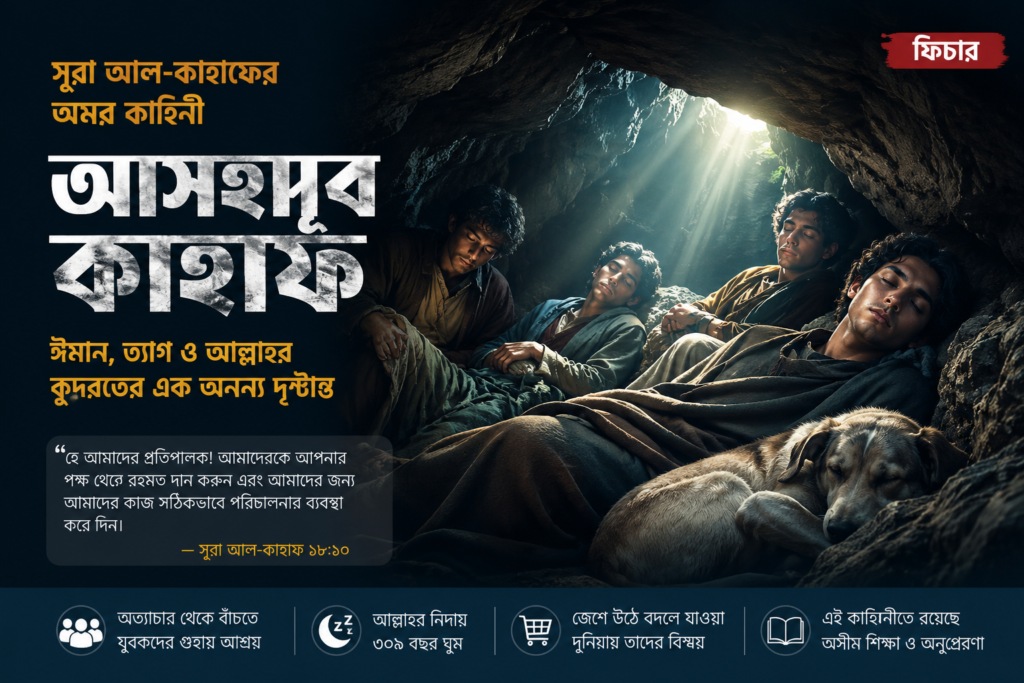 সুরা কাহাফে বর্ণীত আসহাবে কাহাফের ঘটনা
